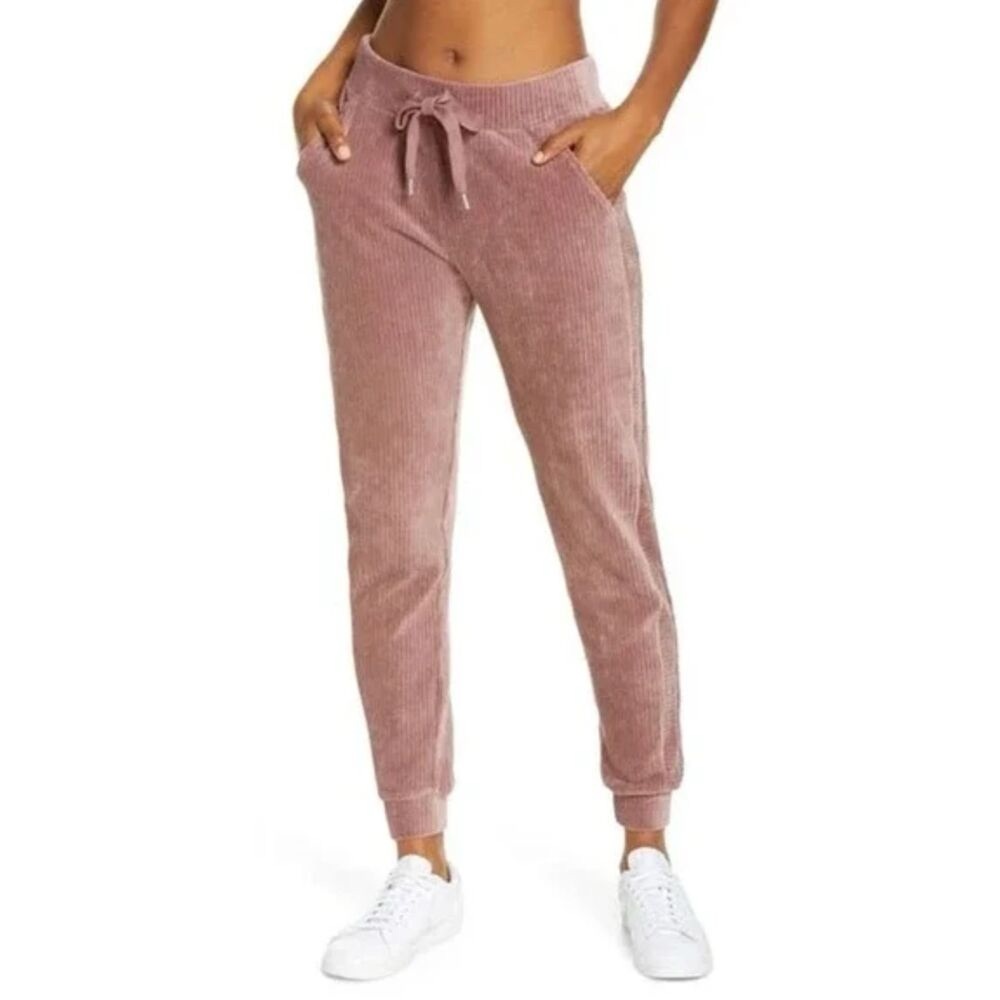 Zella Plush Corduroy Ribbed Jogger